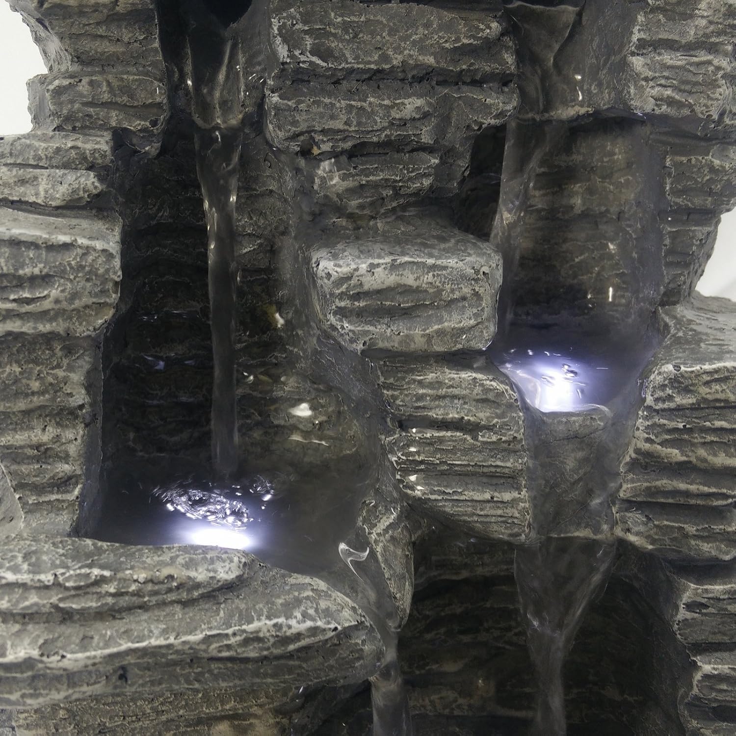Zen Light Grand Canyon SCFR150 Water Feature Nature, Grey Stone, 19 x 16 x 28 cm, Gris Pierre, 19 x 24 x 32 cm - Image 5