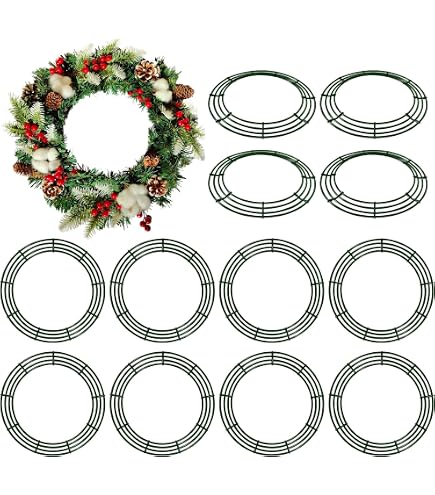 Hotop 16-Piece Christmas Wreath Hanger Set – Over-Door Z Hooks For Wreaths, Decor, Hats, Towels & More - View #7