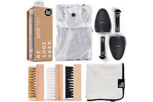 RESHOEVN8R Shoe Cleaner Kit and Sneaker Cleaner Sets - Cleaning Kit Solution for Sneakers, Mesh, Canvas, Suede, Knit, Leather