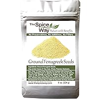 The Spice Way Fenugreek - ground ( 8 oz ) great for Indian curry seasoning