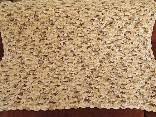 beige baby blanket