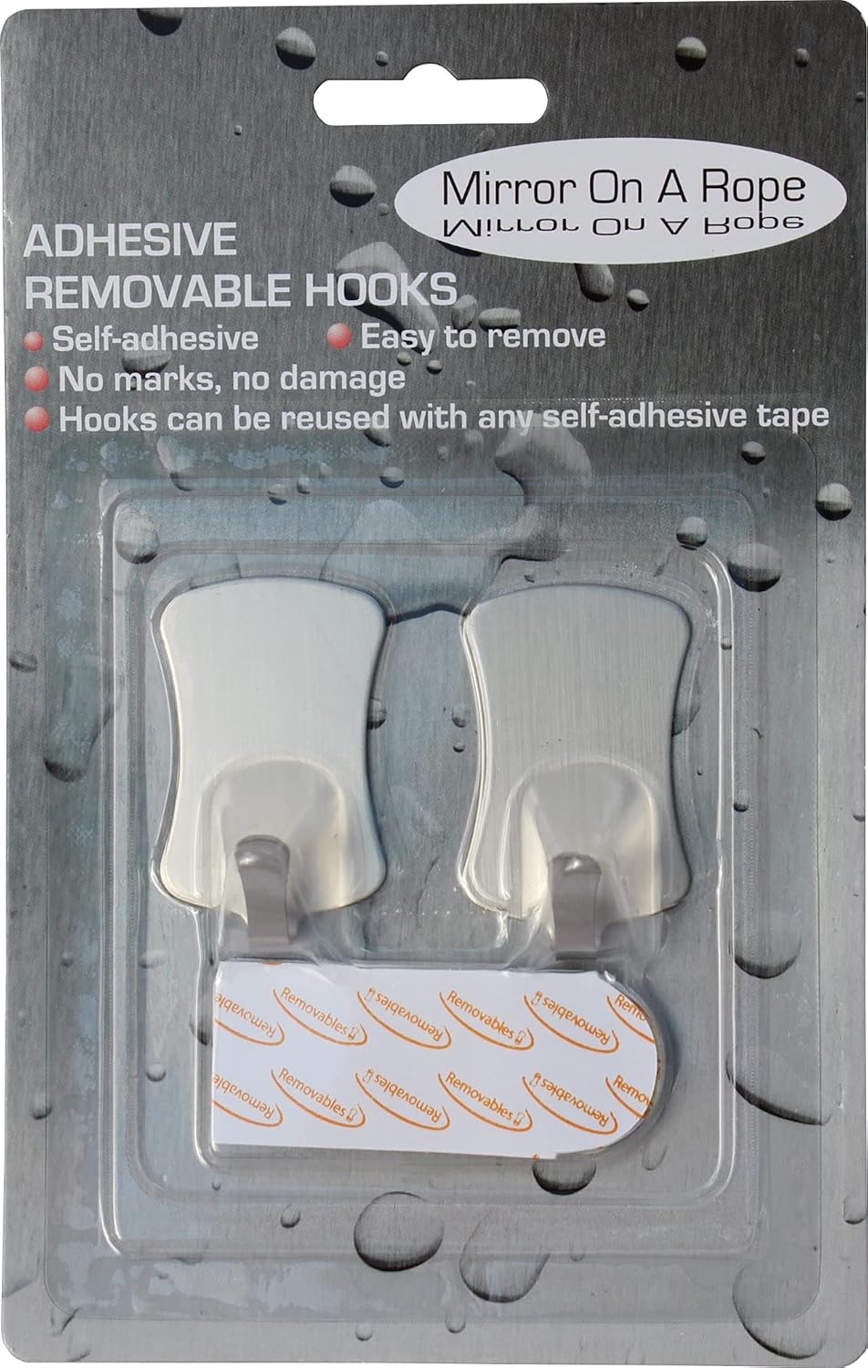 Mirror On A Rope Premium Shower Mirror. Our Largest Mirror. Shatterproof, Waterproof. Easily Eliminate Fog and Shadows. Includes Two Stainless Steel, Removable Adhesive, Hooks. : Beauty