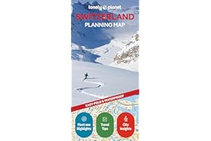 Lonely Planet Switzerland Planning Map