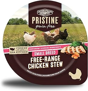 Castor & Pollux Pristine Grain Free Small Breed Wet Dog Food, 3.5 oz, 12 Count Case