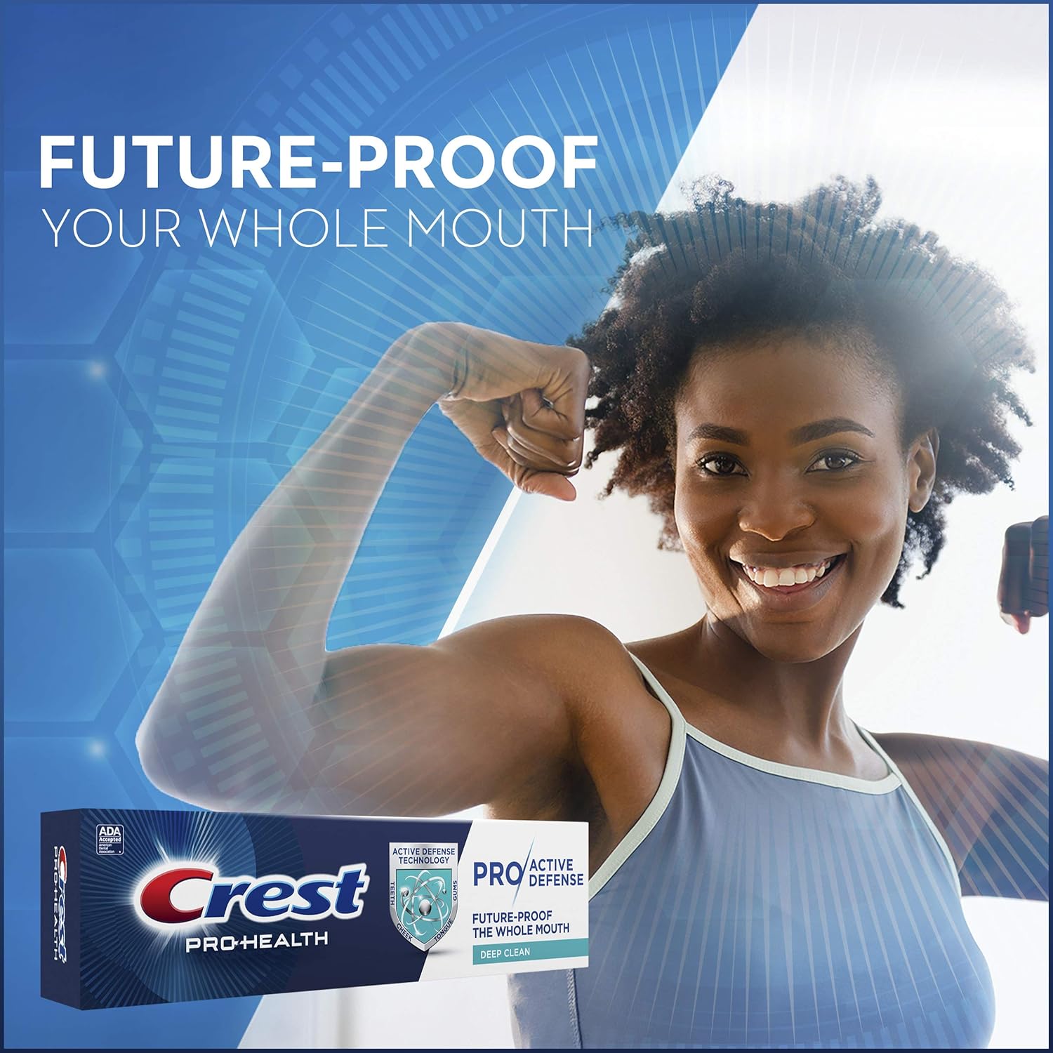 Crest Pro-Health Pro|Active Defense Deep Clean Toothpaste, 4.0 oz, Pack of 3 : Beauty