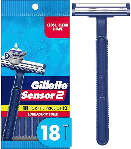 Amazon.com: Gillette Sensor2 Pivoting Head + Lubrastrip Men's
