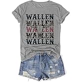 Vintage Band Shirt for Women Retro Rock and Roll Graphic Tee Country Music Concert T Shirt Casual Short Sleeve Tops