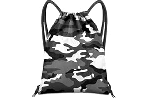 BHAHB Drawstring Backpack for String Bag Waterproof Cute Sports Beach Swimming Travel (13"×17")