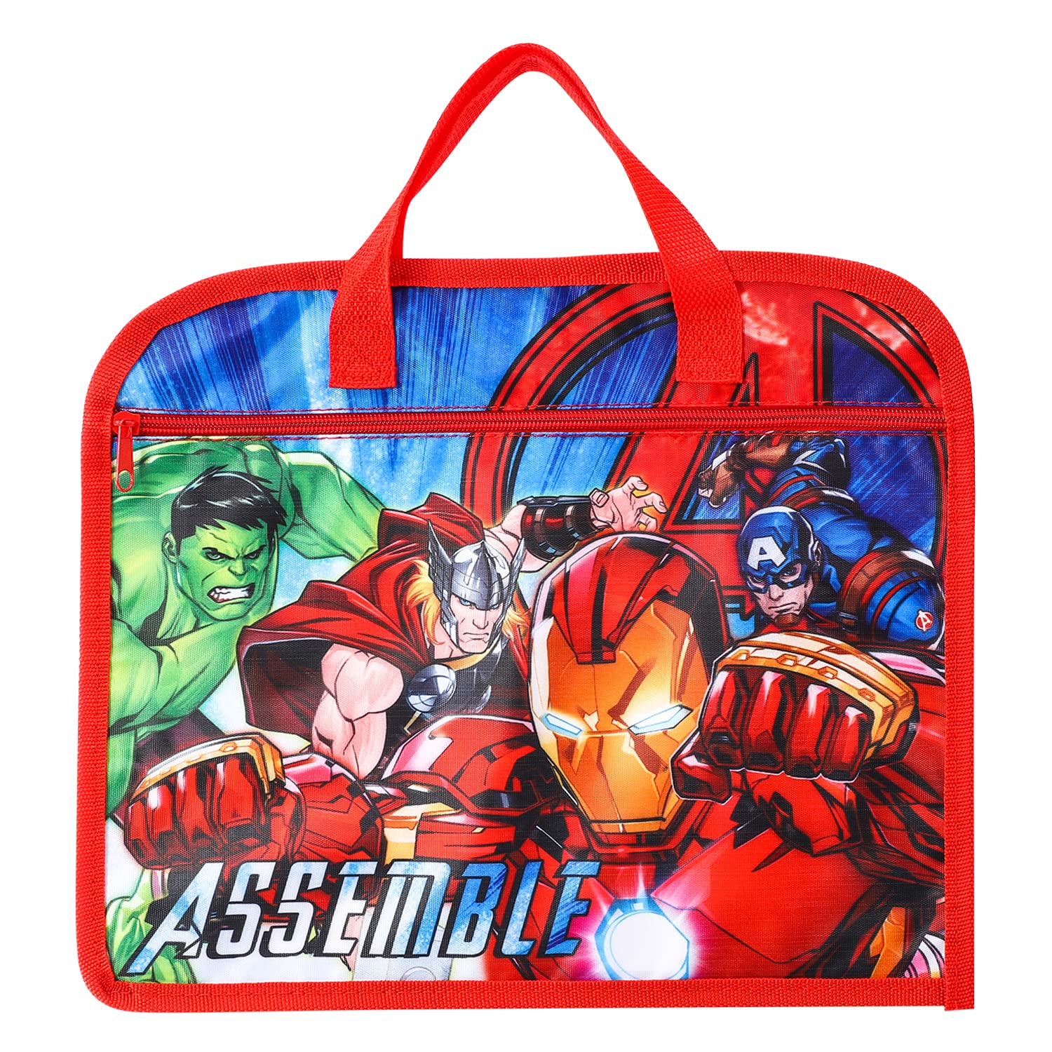 Avengers Kids Childrens Zipped School Book Bag Primary Reading Bag