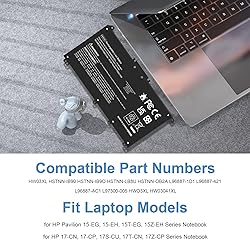 HW03XL Laptop Battery for HP Pavilion 15-EG