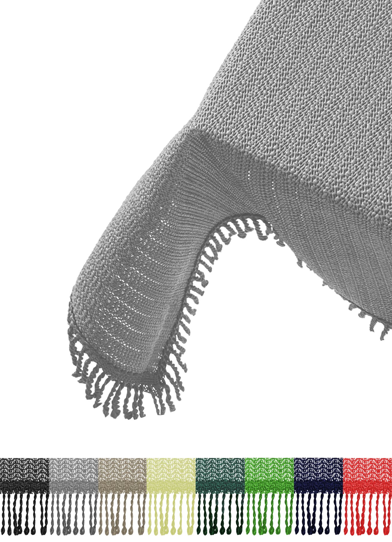 Brandsseller Outdoor Tablecloth Weatherproof and Non-Slip - Garden Camping Balcony Square 110x140 cm Light Grey