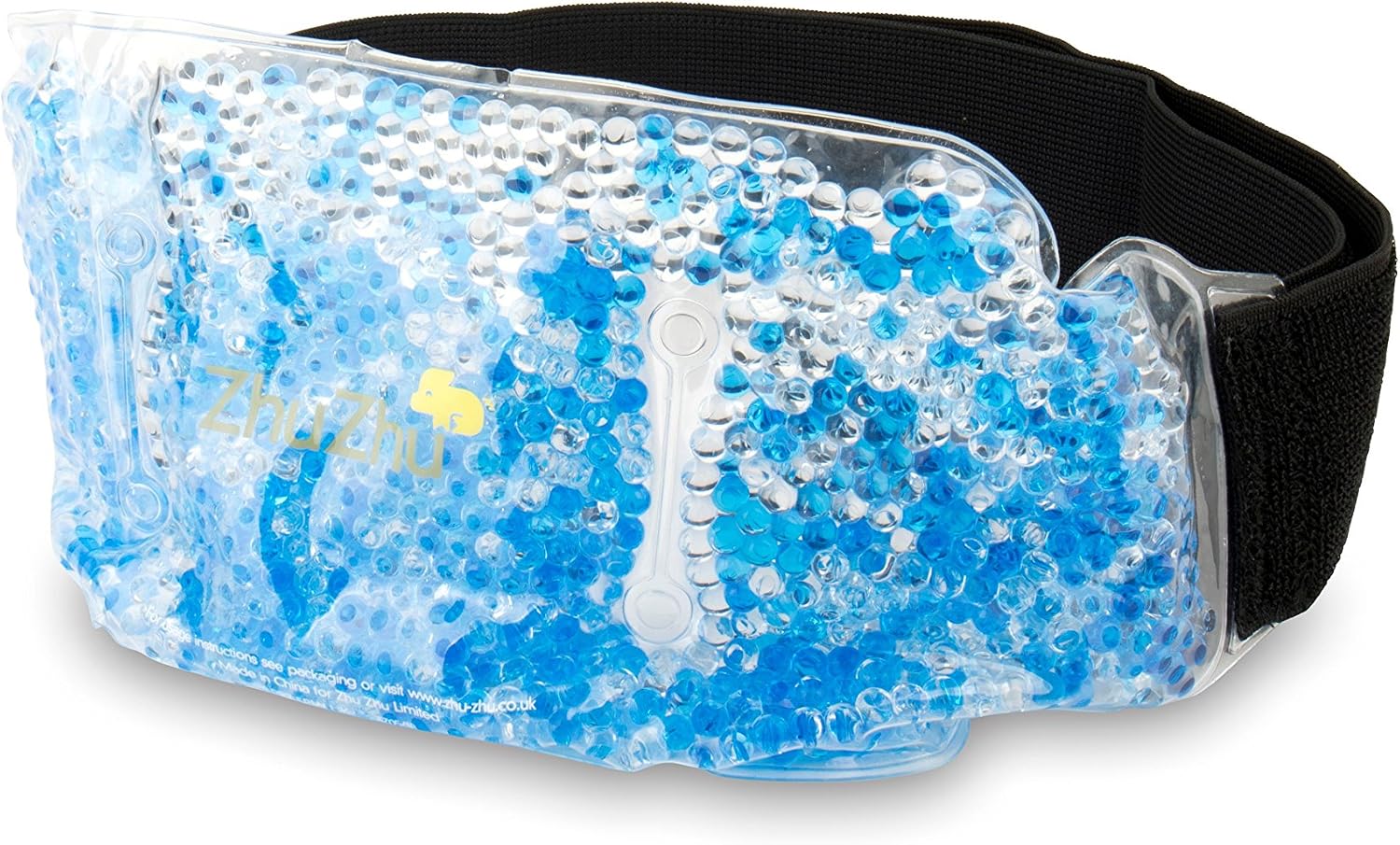 Zhu-Zhu Lower Back Hot & Cold Pack Therapeutic Gel Beads, Back Pain Relief Wrap - Image 5