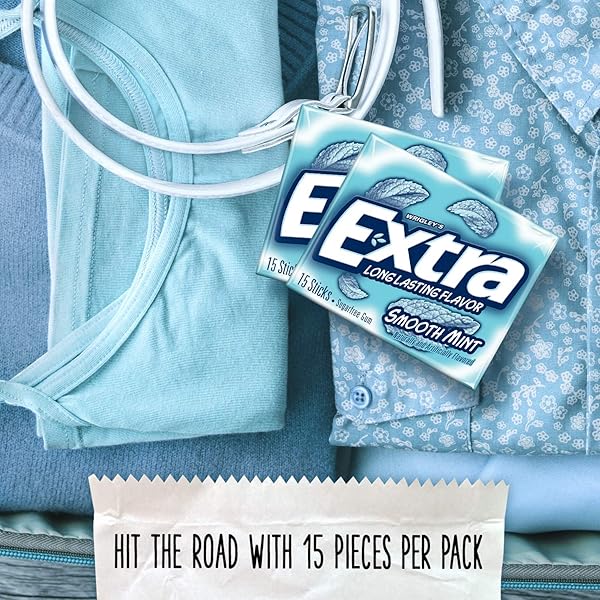 EXTRA SMOOTH MINT SUGARFREE GUM, SINGLE PACK