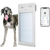 Power Pet Smart Roll Up Automatic Dog Door, WiFi (X-Large, Door Mount) | Proven Reliability,Smart Collar Activation,4-Mode Access Control,Smart Approach Sensing,Safe &amp; Secure,24/7 Timer,App Control