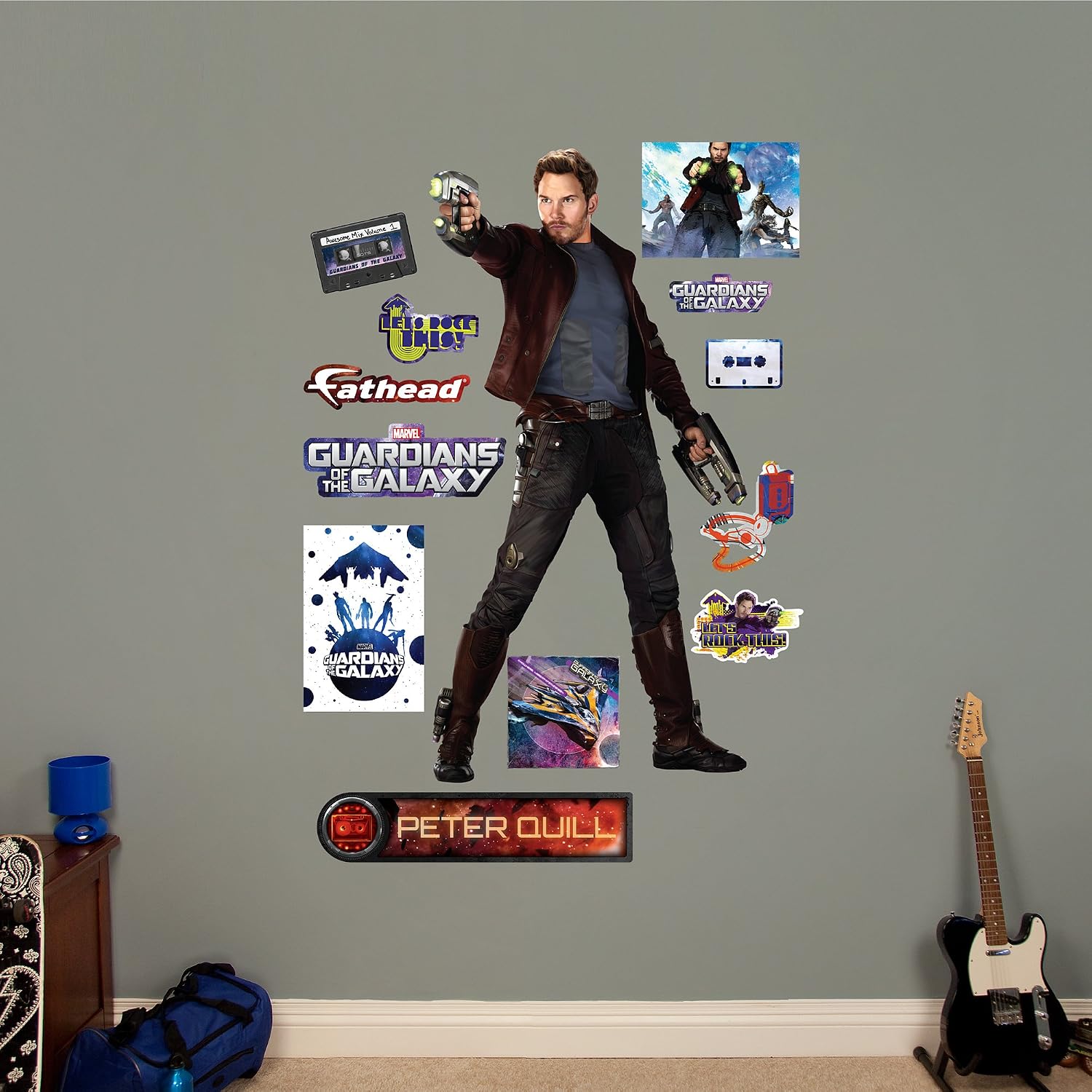 FATHEAD Peter Quill-Guardians of The Galaxy Wall Decal