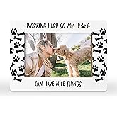CGBHW Funny Dog Gift Picture Frame, Gifts for Dog Lovers, Dogs Themed Gift, Puppy Pet Dogs Owner Stuff Gifts, Photo Frame 4x6 Horizontal Photo for Tabletop Display