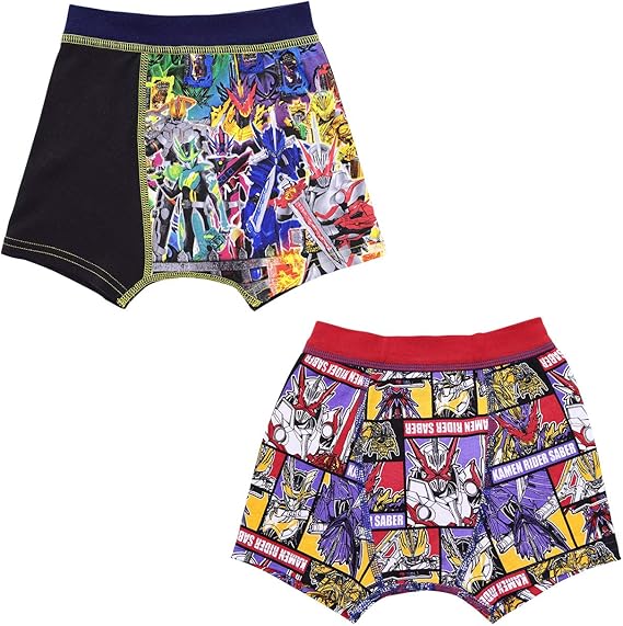 Amazon 仮面ライダーセイバー ボクサーパンツ プレミアム 前閉じ C柄 2枚組 ｃ 下着 インナー 通販