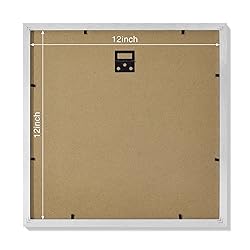 Vittanly 12x12 Picture Frame, Display Pictures 8x8