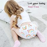 Max Shape Potty Training Pants Girls 2T 3T 4T Rainbow 4 Pack view 6