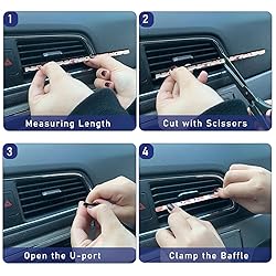 Kewucn 20 PCS Car Air Conditioner Vent Decorative