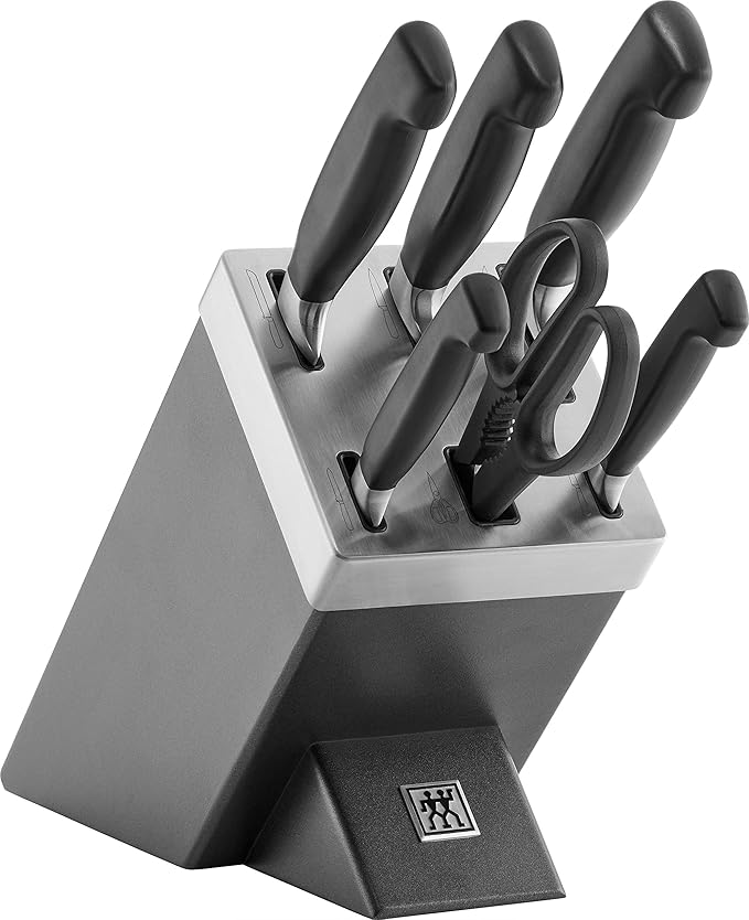 ZWILLING SelfSharpening Knife Block, 7 Piece, Stainless
