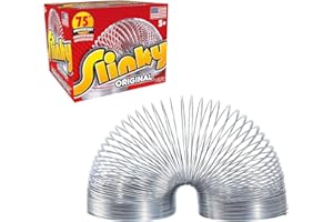 Slinky Brand The Original Slinky Walking Spring Toy, Metal Slinky, Easter Basket Stuffers, Toys for 3 Year Old Girls and Boys, Party Favors, Fidget Toys (1-PackNew, NewMulti-Color)