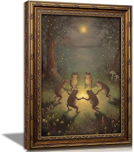 Amazon.com: Derstine - The Owl and the Pussycat 26x26 Framed Art