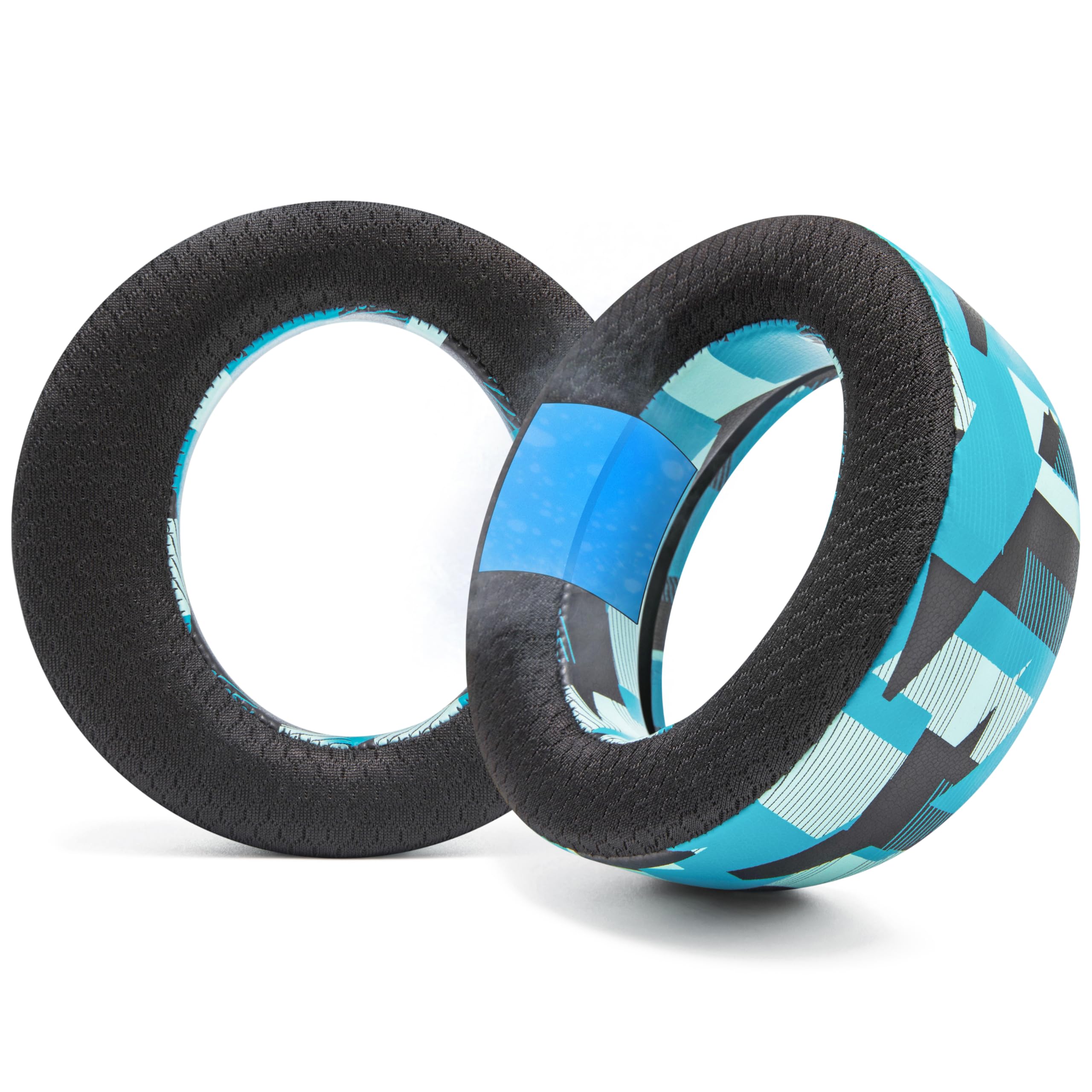 WC Freeze Pulse Elite - Cooling Gel Earpads Compatible with PS5 Pulse Elite, Made by Wicked Cushions | Thicker Cushion & Wider Opening | Cyan Prism