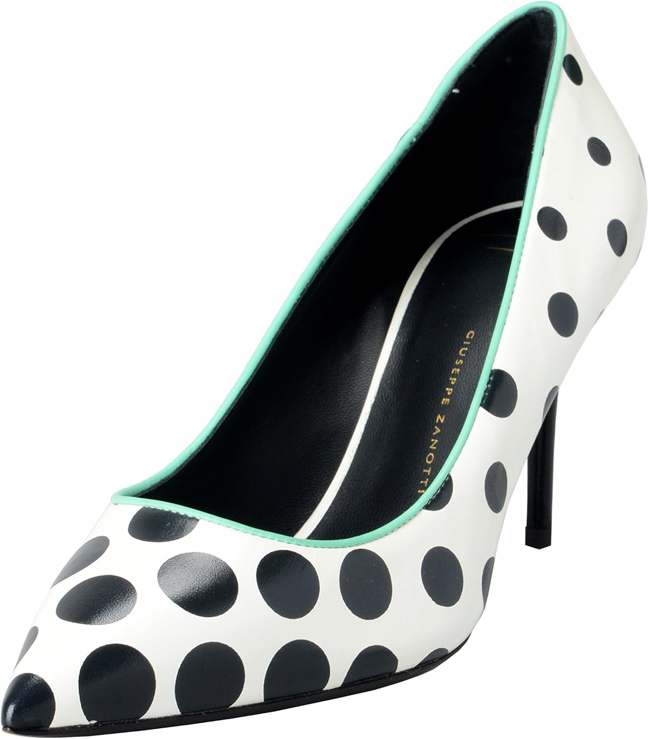 polka dot high heels