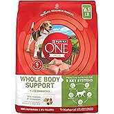 Purina ONE Plus Whole Body Support with Chicken Dry Dog Food, 16.5 lb Bag | High protein kibble and meaty shreds with proactive nutrition for digestion, mobility, immunity, bones and heart