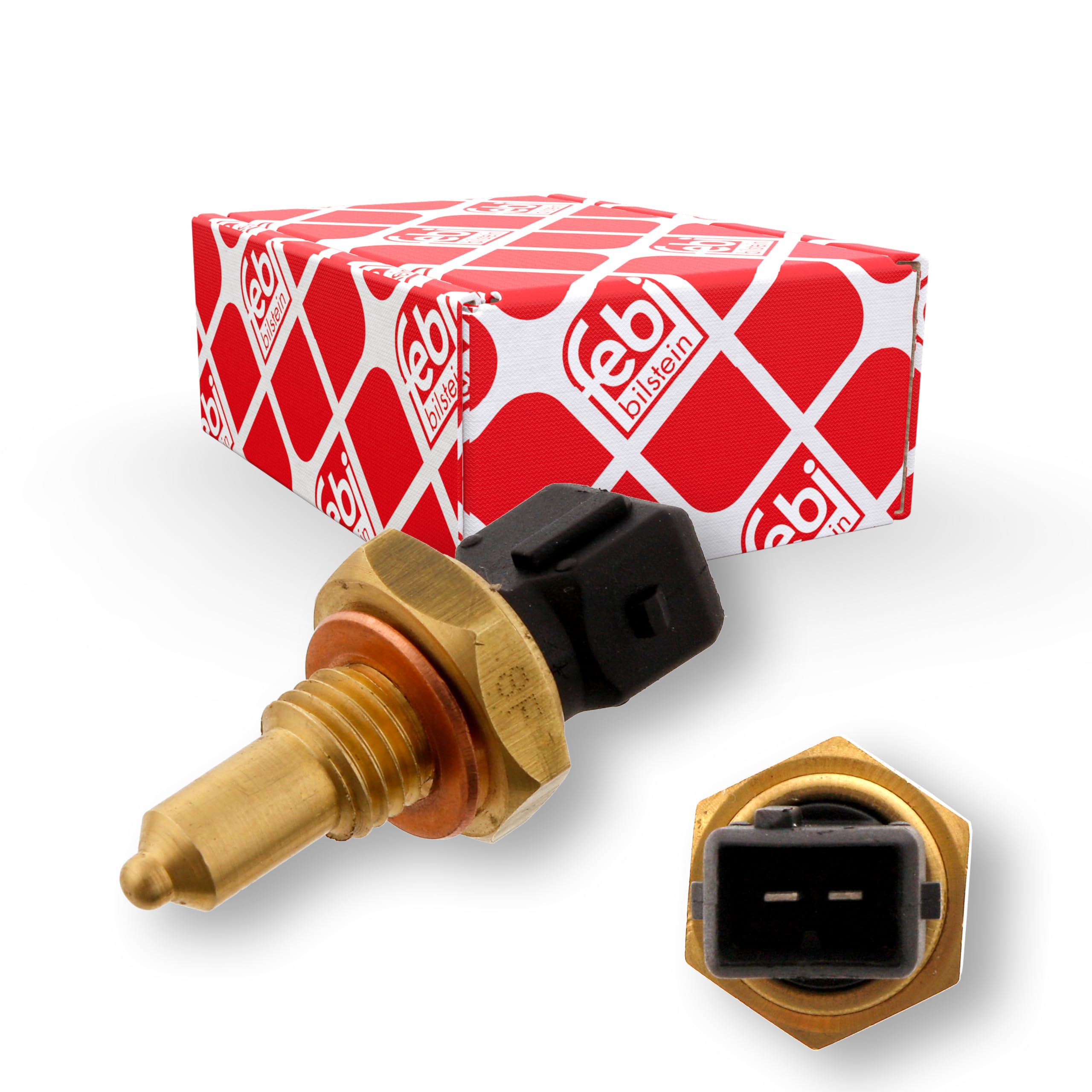 febi bilstein 29344 Coolant Temperature Sensor with seal ring, pack of one