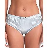 Satini Silky Satin Briefs - Soft Elastic Trim, Comfortable Elegant Lingerie, Sissy Panties
