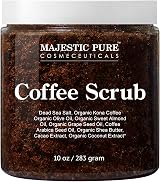 Majestic Pure Arabica Coffee Scrub 283 g All Natural Body Scrub view 1