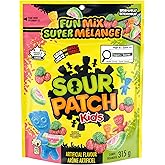 Sour Patch Kids, Fun Mix Candy, Variety Pack, Resealable Bag, Sour then Sweet, 315 g, Prepared in Canada