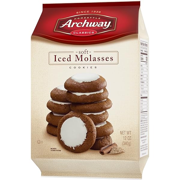 ARCHWAY ARCHWAY ICED MOLASSES COOKIES, 12 OUNCE