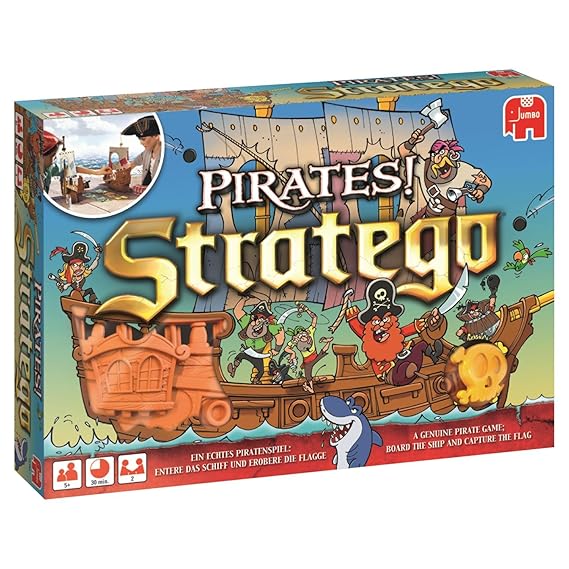 Amazoncom Jumbo Stratego Pirates Game Toys Games