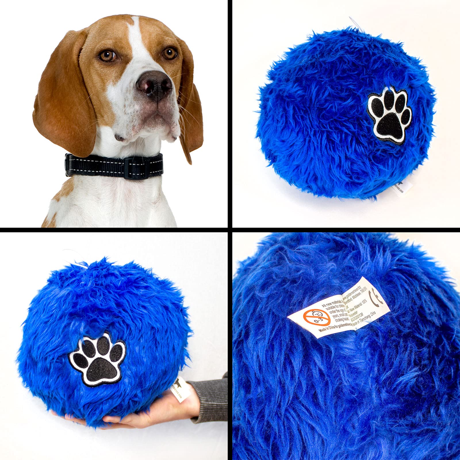 Soft Fluffy Dog Ball For ENGLISH POINTER - Large Size Ball