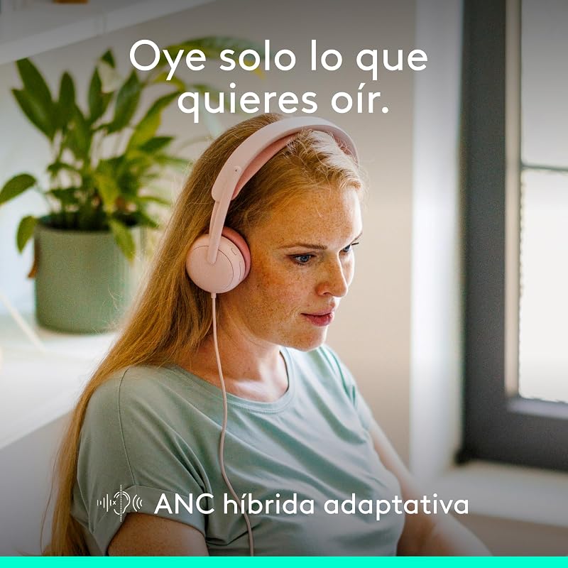Zone Wired 2: Auriculares con Cancelación de Ruido, Rosa — foto 2 de 8