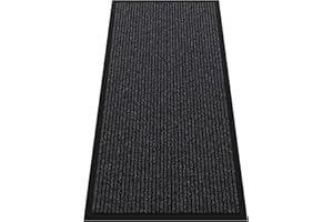 HOMEK Indoor Outdoor Door Mat, 2'x4' Doormat for Entryway, Rubber Backing Non Slip Front Door Mat, Super Absorbent Indoor Outdoor Entrance Mat, Commercial Outdoor Entrance Floor Mat for Home Office