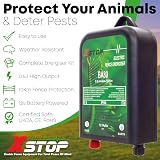XSTOP BA80 12V Battery Powered Electric Fence Energiser 10Km Range view 2