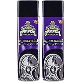 Cristal Products Untouchable Tire Shine Spray – Long-Lasting Wet Tire Finish for Deep Gloss & Protection – Waterproof Tire Shine, Easy Application, Premium Tire Cleaner Shine 8oz (2PK)