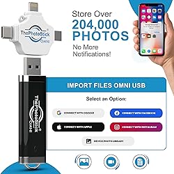 ThePhotoStick® Omni 128GB USB Flash Drive & Memory