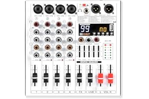 4 Channel DJ Mixer, Audio Mixer