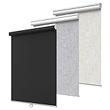 GENIMO 100% Blackout Roller Window Shades, Window