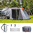 FEIWOOD GEAR Inflatable SUV Tents for Camping, Easy Set up Car Tailgate Tent Waterproof with Tarps Portable Car Tents with 2 Doors for SUV MPV