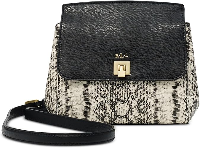 Lauren Ralph Lauren Whitby SnakeEmbossed Crossbody Handbag Shoes
