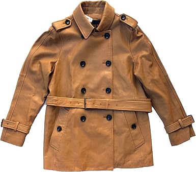 short camel trench coat
