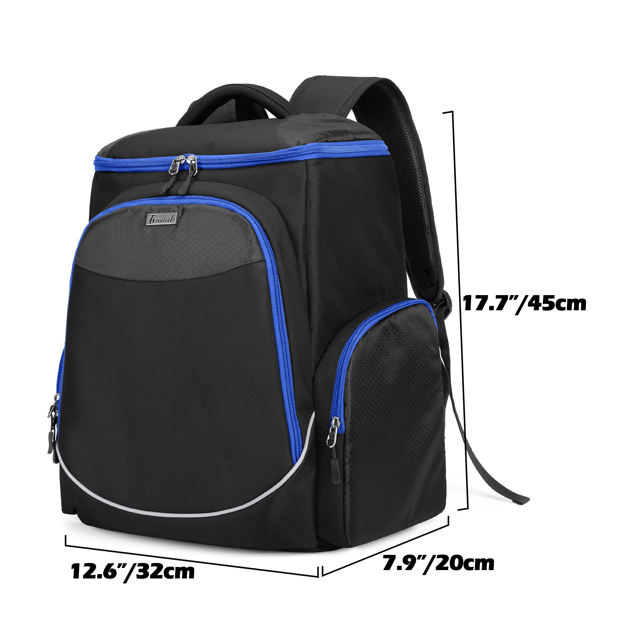 Trunab Gaming Console Backpack Compatible with Playstation 5 / PS5 Slim / PS4 / Xbox One, Travel Carrying Bag with Multiple Pockets for 15.6” Laptop and Gaming Accessories