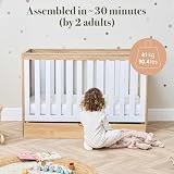 Tutti Bambini Riley 3-in-1 Cot Bed 120x60 Oak White with Drawer view 4