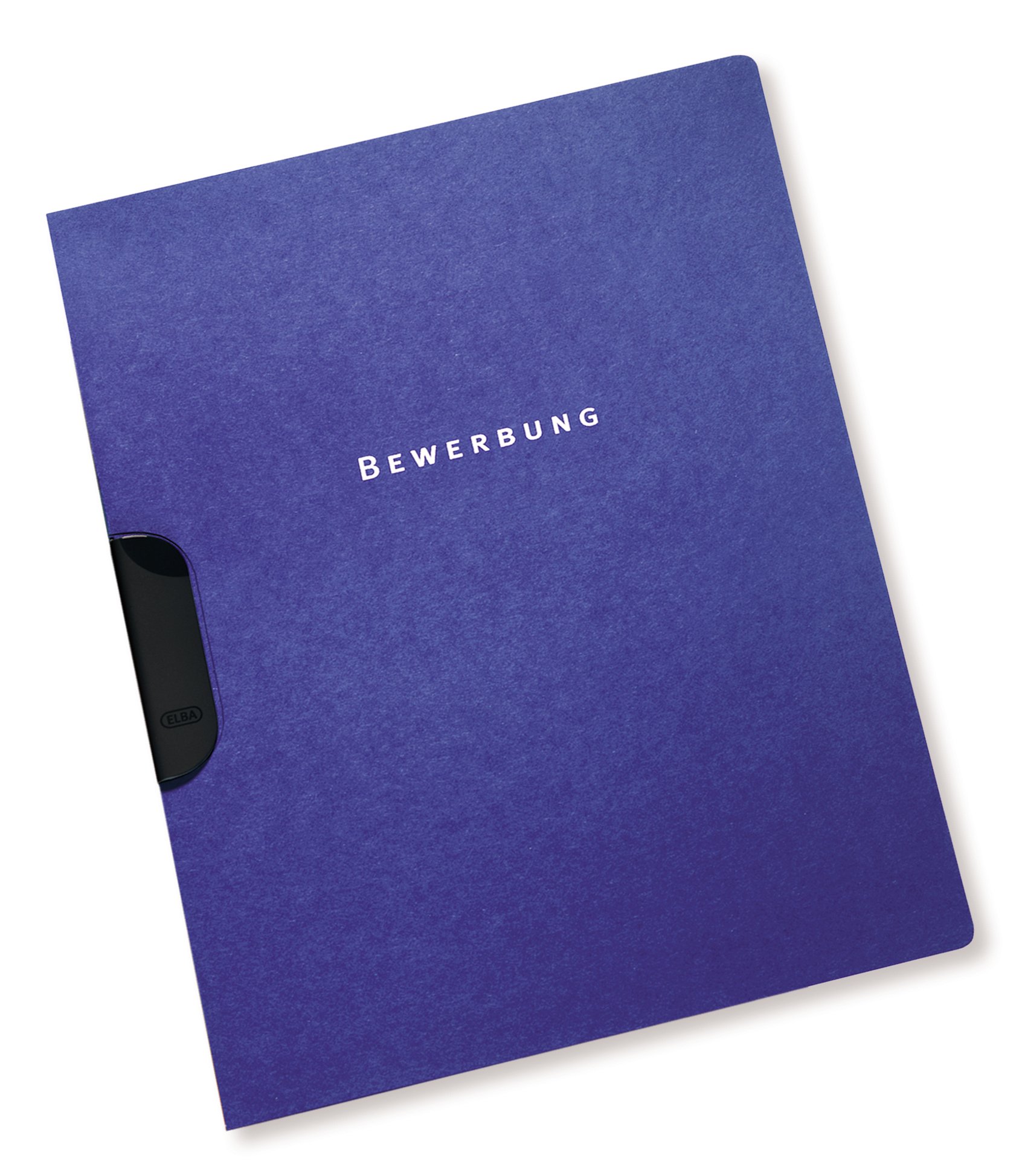 Elba 36411DB Applications Folder 2 Part High Quality Cardboard for 30 DIN A4 Pages with Clip Fix System Set of 10 Dark Blue